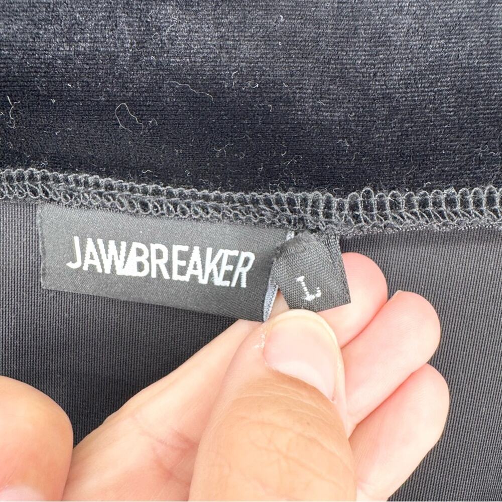 Jawbreaker Where Are My Runes Velvet Bell Sleeve Corset Back Dress Black Size L - Picture 11 of 16